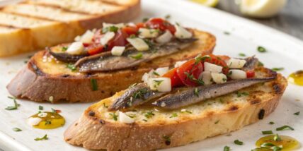 Anchovy Bruschetta