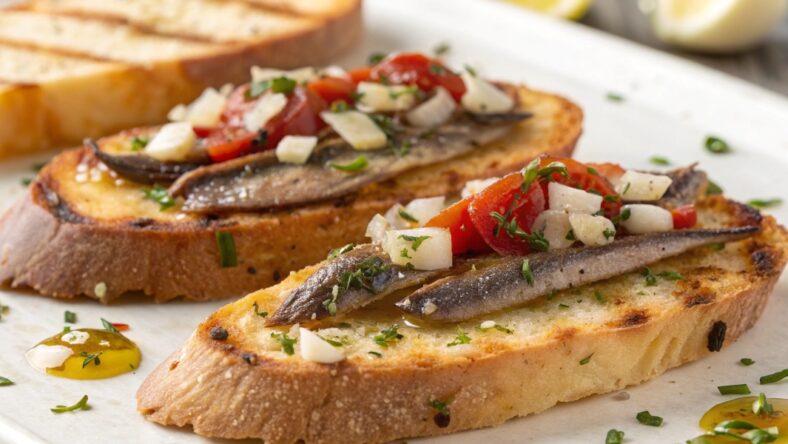 Anchovy Bruschetta