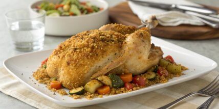 Baked Chicken with Breadcrumbs