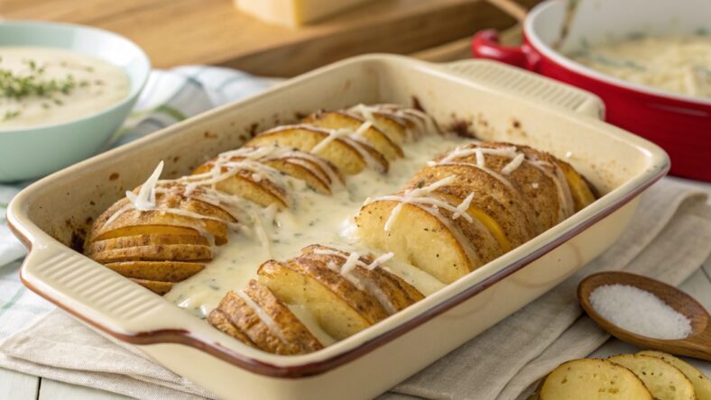 Baked Potatoes with Cheese