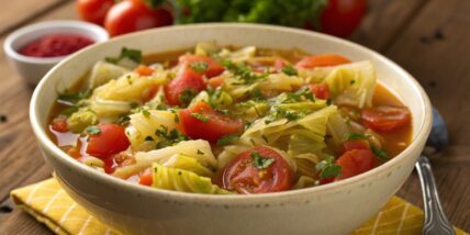 Cabbage Stew with Tomatoes