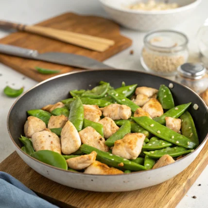Chicken with Snow Peas
