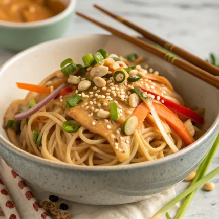 Cold Peanut Noodles