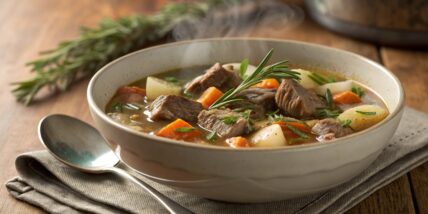 Lamb Stew with Garlic and Herbs