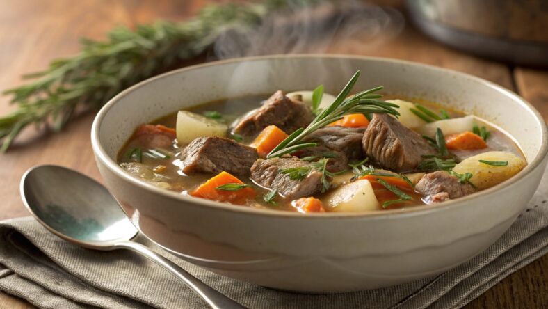 Lamb Stew with Garlic and Herbs