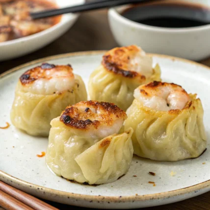 Pan-Fried Shrimp Dumplings