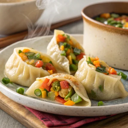 Pan-Fried Vegetable Dumplings