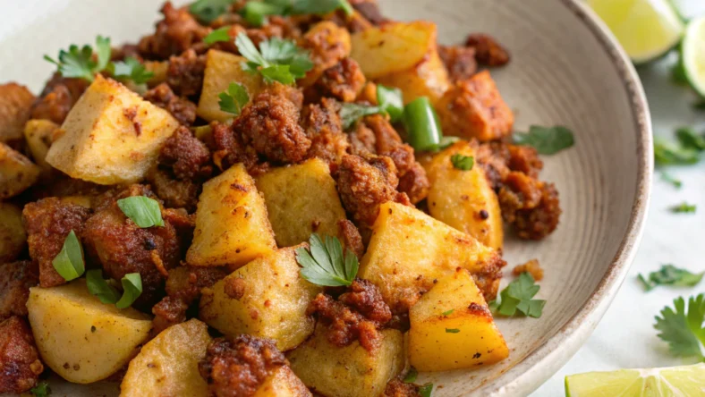 Papas con Chorizo