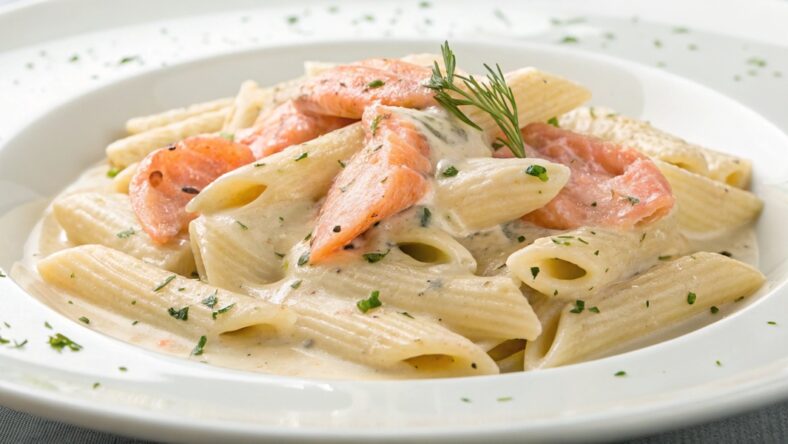 Penne with Salmon