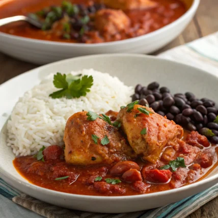 Pollo en Salsa Roja