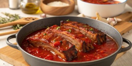 Pork Ribs in Tomato Sauce