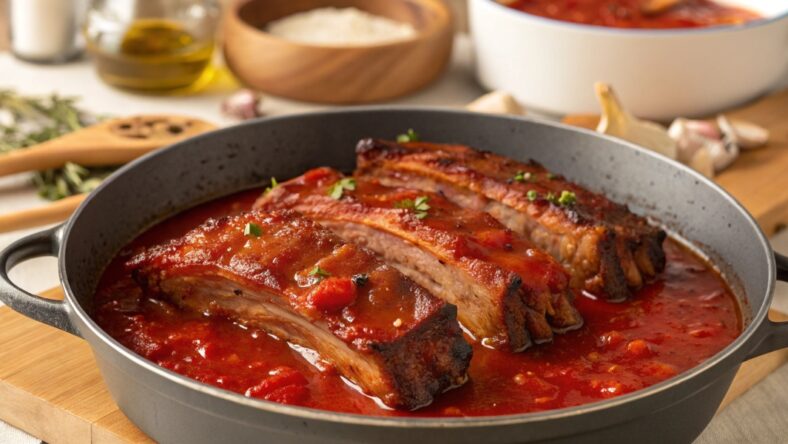 Pork Ribs in Tomato Sauce