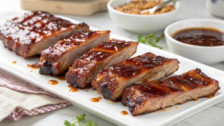 Pork Ribs with Balsamic Glaze