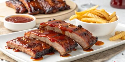 Pork Ribs with Barbecue Sauce