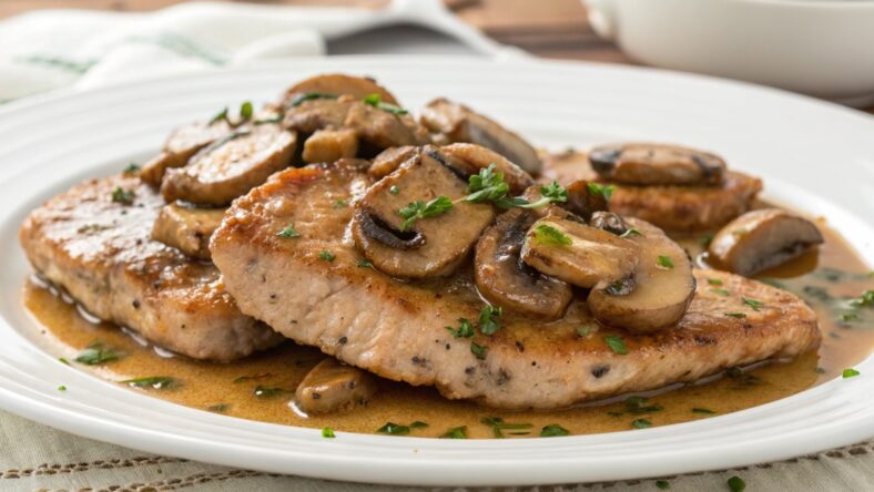 Pork Scaloppine with Marsala