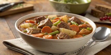 Pork Stew with Carrots and Celery