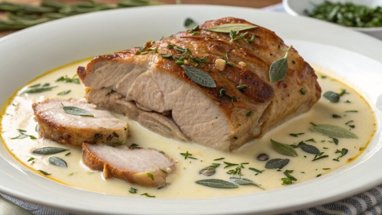 Roasted Pork with Milk