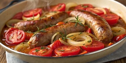 Sausages with Tomato and Fennel