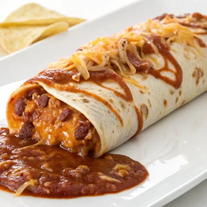 Smothered Bean Burrito
