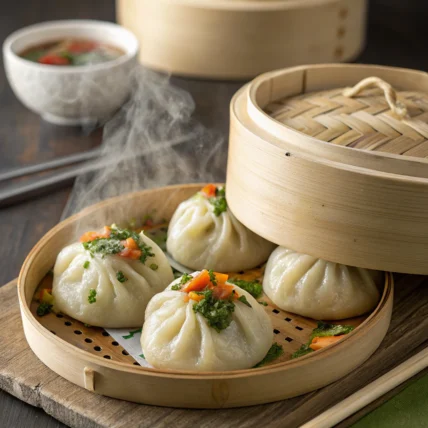 Steamed Vegetable Dumplings