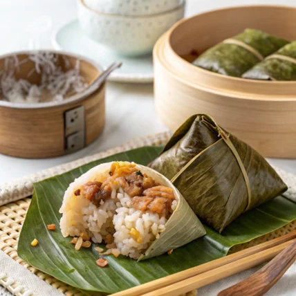 Sticky Rice Wrapped in Lotus Leaf