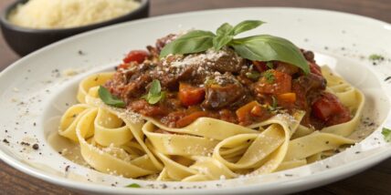 Tagliatelle with Lamb Ragù