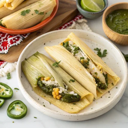 Tamales de Rajas con Queso
