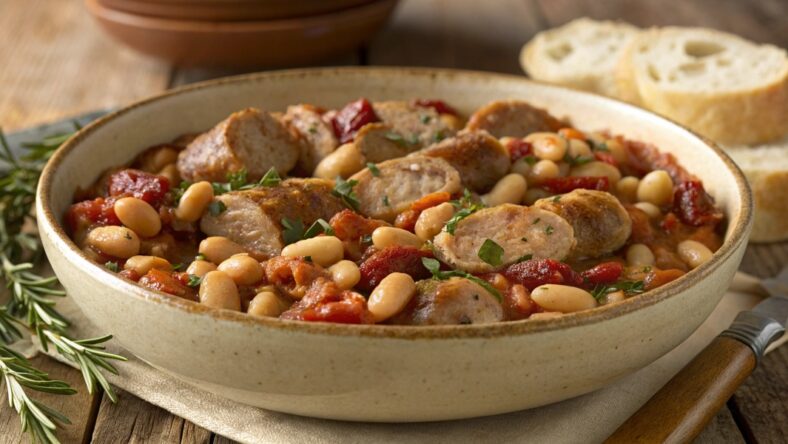 Tuscan Sausage and Beans