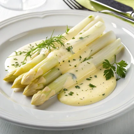 Asperges Blanches Sauce Mousseline