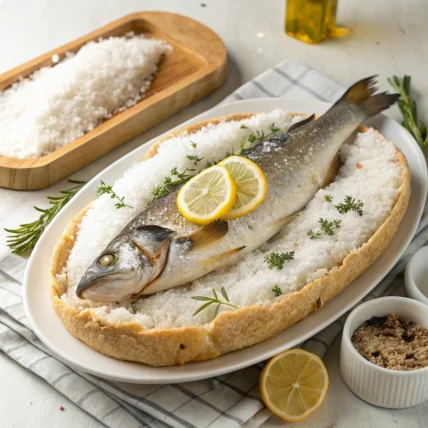 Bar en Croûte de Sel: A Whole Sea Bass Baked in a Crust of Salt